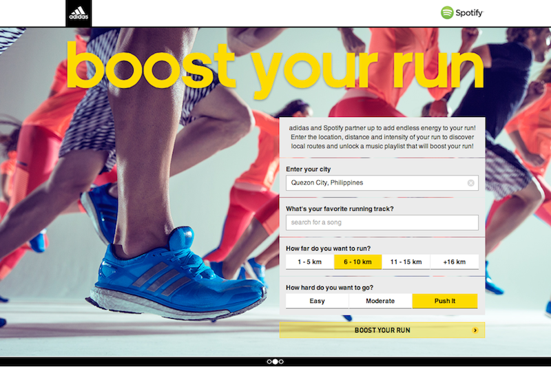 boost your run adidas